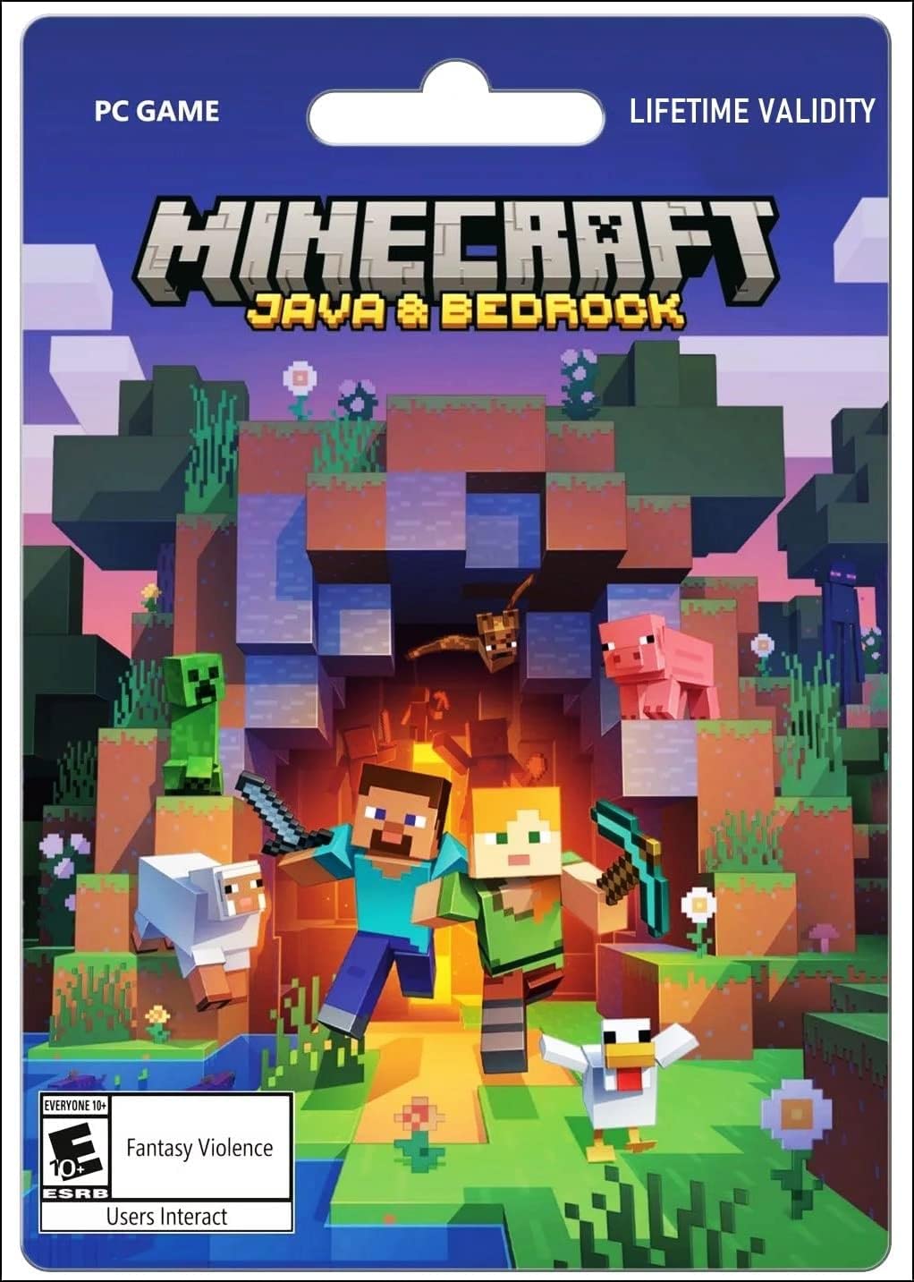 71FJEbzhezL._SL1433_ Minecraft: Java & Bedrock Edition (PC) Official website Key GLOBAL - Image 1